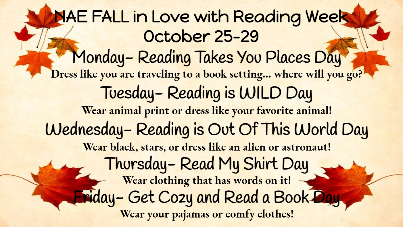 FALL in Love with Reading Week - October 25-29